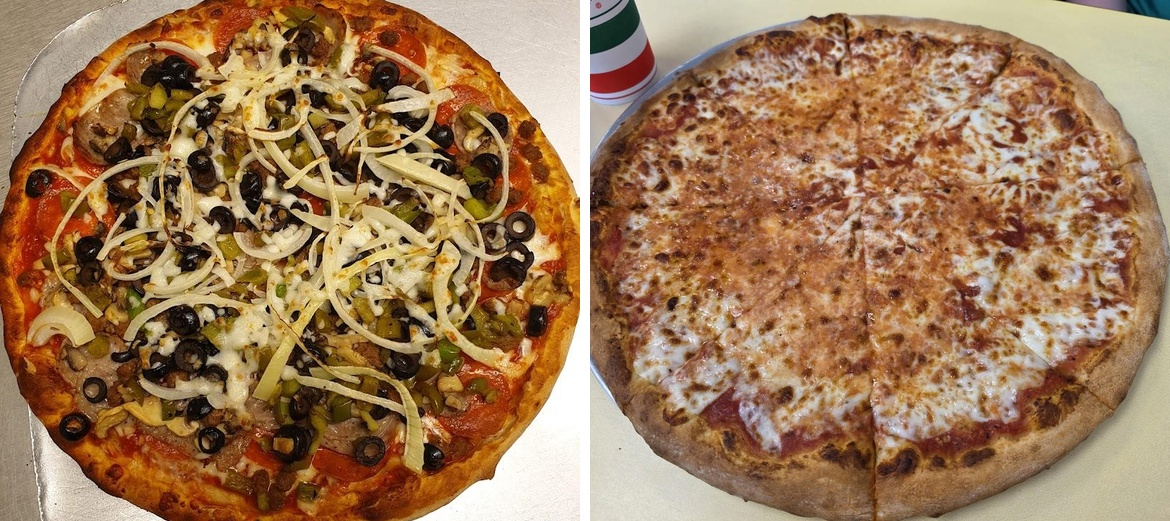 Italian Pizzeria Menu