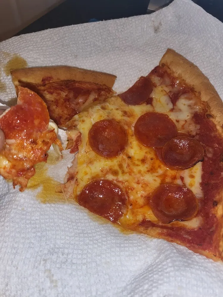 Single Slice of Pepperoni Pizza